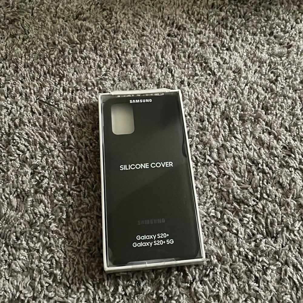 Samsung Black Silicone Phone Cover